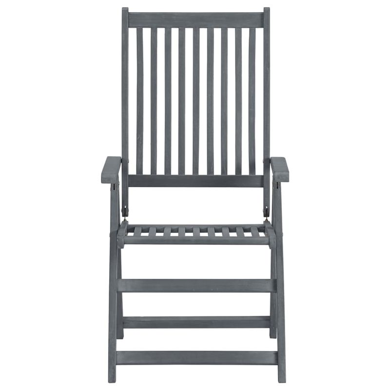 Casa si Gradina - Gradina si terasa - Mobilier exterior - Seturi mobila gradina - Set mobilier de exterior, 7 piese, gri, lemn masiv de acacia - Infinity.ro