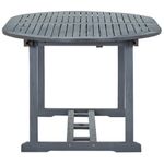 Casa si Gradina - Gradina si terasa - Mobilier exterior - Seturi mobila gradina - Set mobilier de exterior, 7 piese, gri, lemn masiv de acacia - Infinity.ro