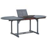 Casa si Gradina - Gradina si terasa - Mobilier exterior - Seturi mobila gradina - Set mobilier de exterior, 7 piese, gri, lemn masiv de acacia - Infinity.ro