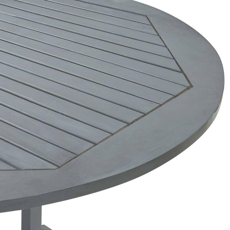 Casa si Gradina - Gradina si terasa - Mobilier exterior - Seturi mobila gradina - Set mobilier de exterior, 7 piese, gri, lemn masiv de acacia - Infinity.ro