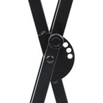 TV, Audio-Video si Foto - Instrumente muzicale - Accesorii instrumente muzicale - Set suport de claviatura dublu si taburet, negru - Infinity.ro