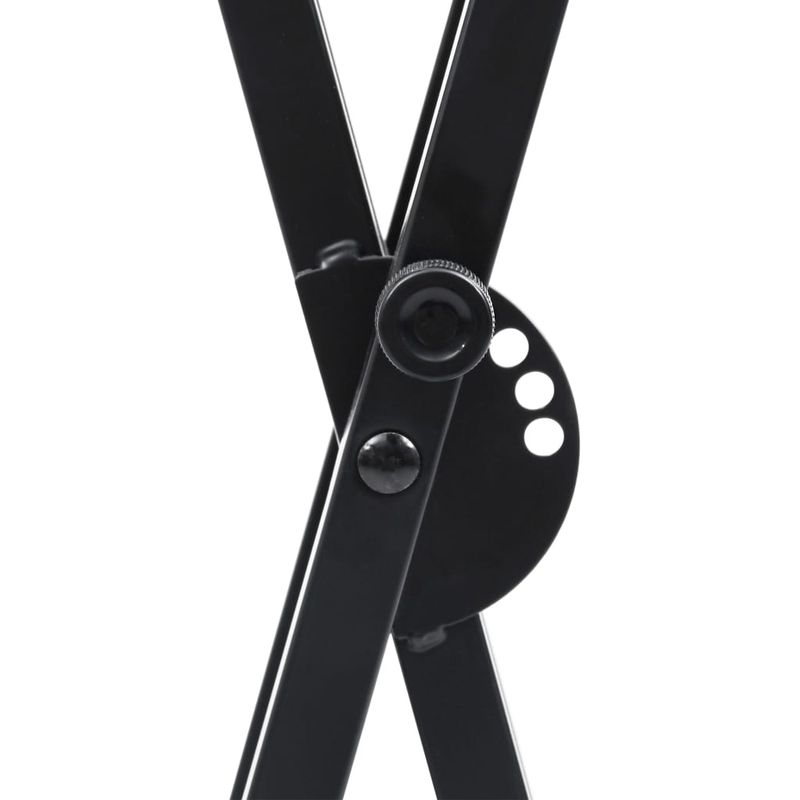 TV, Audio-Video si Foto - Instrumente muzicale - Accesorii instrumente muzicale - Set suport de claviatura dublu si taburet, negru - Infinity.ro