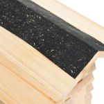 Petshop - Accesorii petshop - Culcusuri si custi - Custi interior si exterior - Casa de albine, 22x20x20 cm, lemn masiv de brad - Infinity.ro