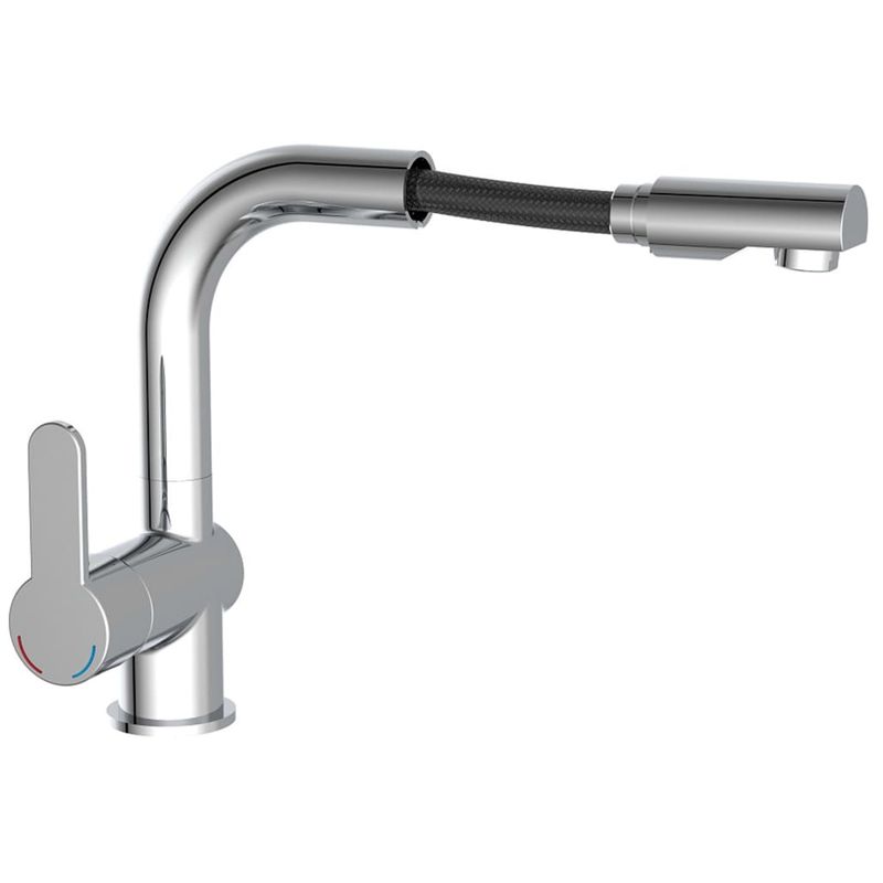 Casa si Gradina - Sanitare - Lavoar baie si accesorii - Baterii sanitare - SCHUTTE Baterie mixer chiuveta cu pulverizator detasabil LONDON, crom - Infinity.ro
