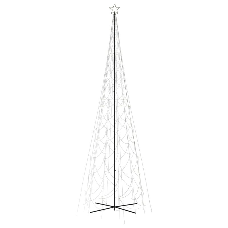 Casa si Gradina - Decoratiuni - Decoratiuni de sezon - Brad de Craciun conic, 3000 LED-uri, alb cald, 230x800 cm - Infinity.ro