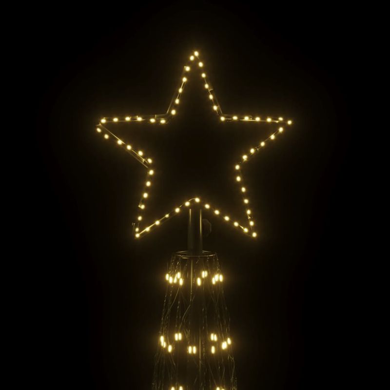 Casa si Gradina - Decoratiuni - Decoratiuni de sezon - Brad de Craciun conic, 3000 LED-uri, alb cald, 230x800 cm - Infinity.ro