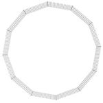 Petshop - Accesorii petshop - Culcusuri si custi - Custi interior si exterior - Cusca pentru iepuri, 12 panouri, 54x60 cm, fier galvanizat - Infinity.ro