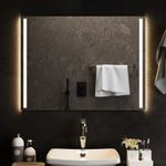 Casa si Gradina - Decoratiuni - Oglinzi - Oglinda de baie cu LED, 80x60 cm - Infinity.ro