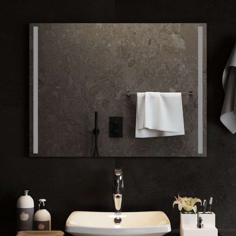Casa si Gradina - Decoratiuni - Oglinzi - Oglinda de baie cu LED, 80x60 cm - Infinity.ro
