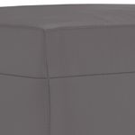 Casa si Gradina - Mobilier - Scaune si fotolii - Tabureti - Taburet, gri, 70x55x41 cm, piele ecologica - Infinity.ro