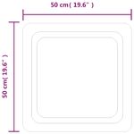 Casa si Gradina - Decoratiuni - Oglinzi - Oglinda de baie cu LED, 50x50 cm - Infinity.ro