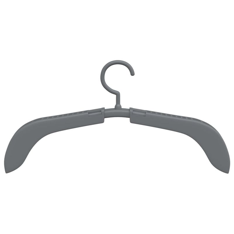 Casa si Gradina - Mobilier - Organizare si depozitare - Umerase si valeti - Umerase pentru haine extensibile, 10 buc., gri - Infinity.ro