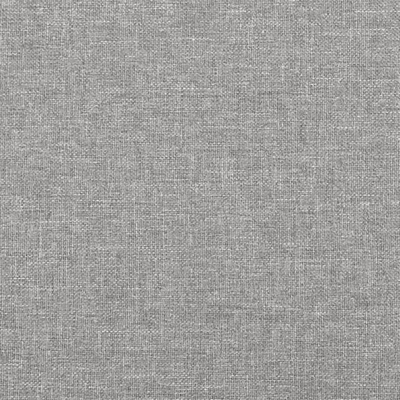 Casa si Gradina - Mobilier - Paturi si accesorii - Accesorii paturi - Tablie de pat cu aripioare gri deschis 183x16x118/128 cm textil - Infinity.ro