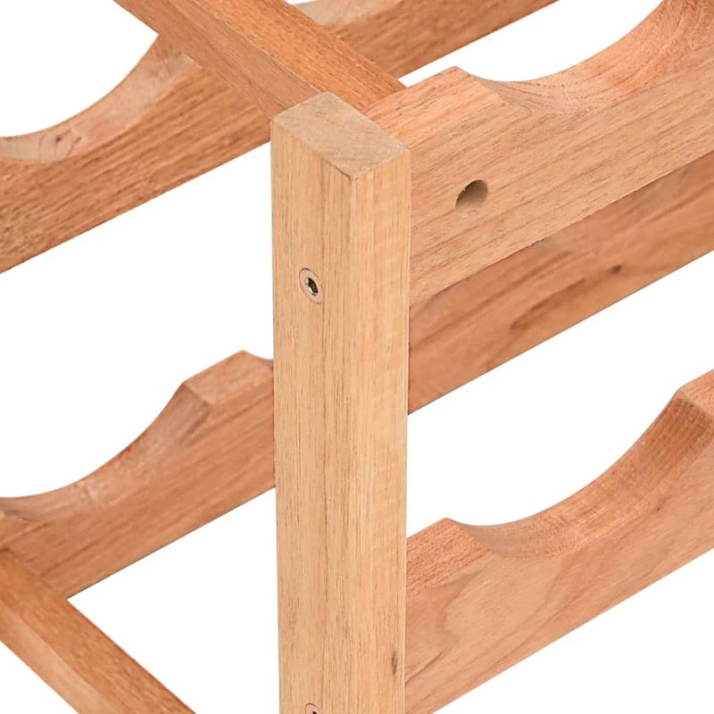 Casa si Gradina - Bucatarie si vesela - Accesorii bar - Suporturi bauturi - Raft de vin pentru 12 sticle, lemn masiv de nuc - Infinity.ro