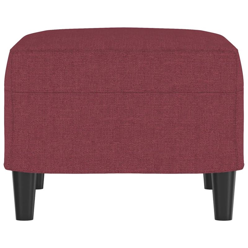 Casa si Gradina - Mobilier - Scaune si fotolii - Tabureti - Taburet, rosu vin, 60x50x41 cm, material textil - Infinity.ro