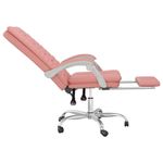 Casa si Gradina - Mobilier - Scaune si fotolii - Scaune - Scaun de birou rabatabil, roz, piele ecologica - Infinity.ro