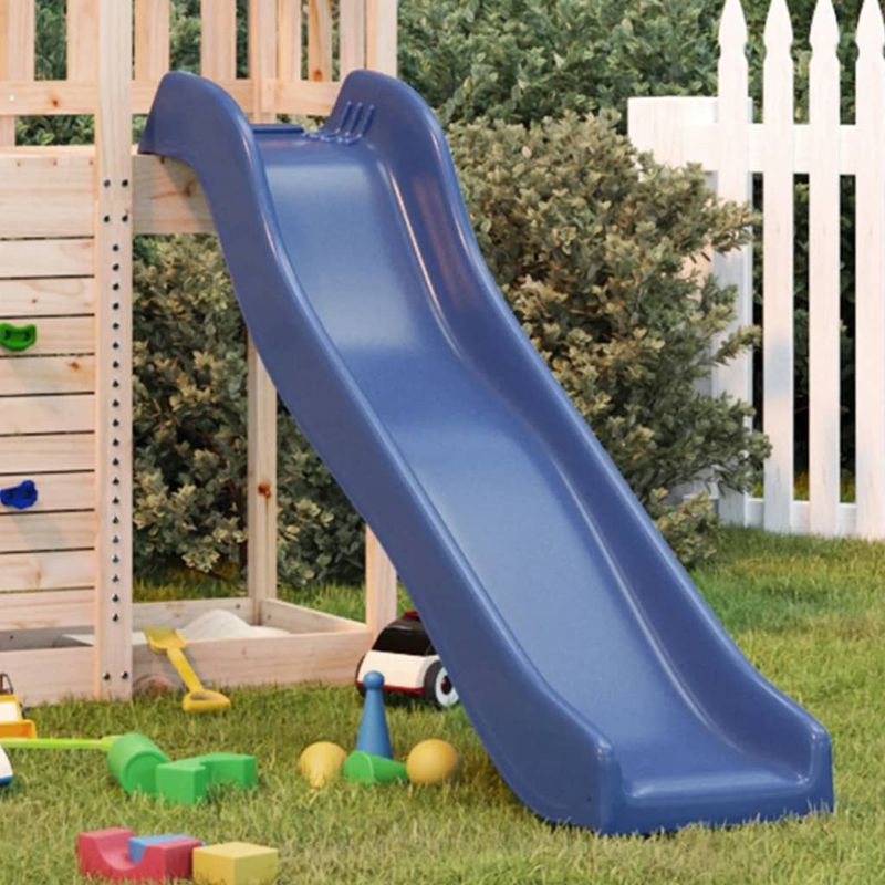 Jucarii, Copii si Bebe - Jucarii si jocuri - Jucarii de exterior - Spatii de joaca si accesorii - Tobogan de joaca, albastru, 174x38 cm polipropilena - Infinity.ro