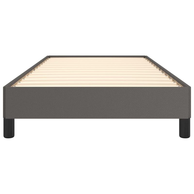 Casa si Gradina - Mobilier - Paturi si accesorii - Paturi - Cadru de pat, gri, 80x200 cm, piele ecologica - Infinity.ro