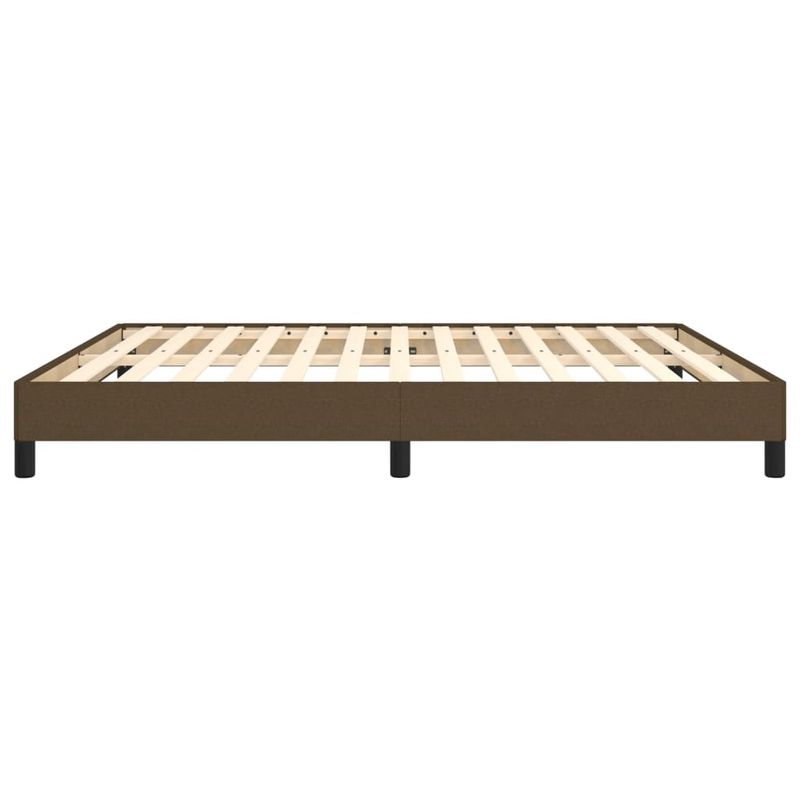 Casa si Gradina - Mobilier - Paturi si accesorii - Paturi - Cadru de pat, maro inchis, 160 x 200 cm, material textil - Infinity.ro