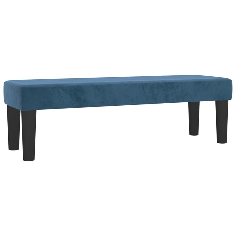 Casa si Gradina - Mobilier - Paturi si accesorii - Paturi - Pat box spring cu saltea, albastru inchis, 140x190 cm, catifea - Infinity.ro
