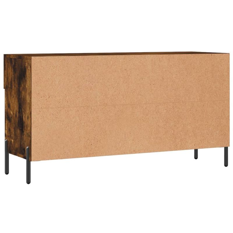 Casa si Gradina - Mobilier - Organizare si depozitare - Organizator incaltaminte - Banca de pantofi, stejar fumuriu, 102x35x55 cm, lemn prelucrat - Infinity.ro