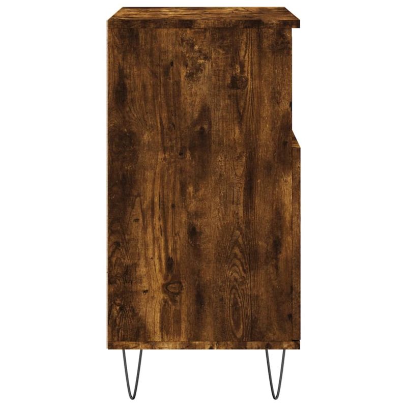 Casa si Gradina - Mobilier - Comode si corpuri - Comode - Servanta, 3 buc., stejar fumuriu, lemn prelucrat - Infinity.ro