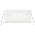 Casa si Gradina - Gradinarit si plante - Sere si solarii - Sera cu cadru din otel, alb, 8 m², 4x2x2 m - Infinity.ro