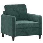 Casa si Gradina - Mobilier - Seturi de mobilier - Seturi living - Set de canapele, 3 piese, verde inchis, catifea - Infinity.ro