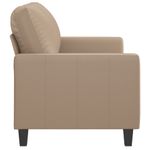 Casa si Gradina - Mobilier - Canapele si coltare - Canapele - Canapea cu 2 locuri, cappuccino, 120 cm, piele ecologica - Infinity.ro