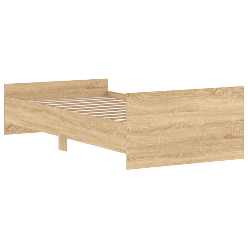 Casa si Gradina - Mobilier - Paturi si accesorii - Paturi - Cadru de pat, stejar sonoma, 90x200 cm, lemn prelucrat - Infinity.ro