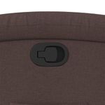 Casa si Gradina - Mobilier - Scaune si fotolii - Fotolii - Fotoliu rabatabil, maro inchis, material textil - Infinity.ro