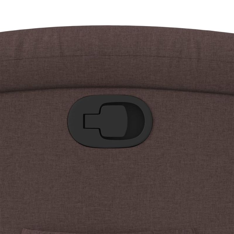 Casa si Gradina - Mobilier - Scaune si fotolii - Fotolii - Fotoliu rabatabil, maro inchis, material textil - Infinity.ro