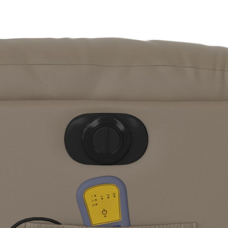 Ingrijire personala si Cosmetice - Sanatate si wellness - Articole wellness - Fotolii de masaj - Fotoliu electric masaj rabatabil, cappuccino, piele ecologica - Infinity.ro