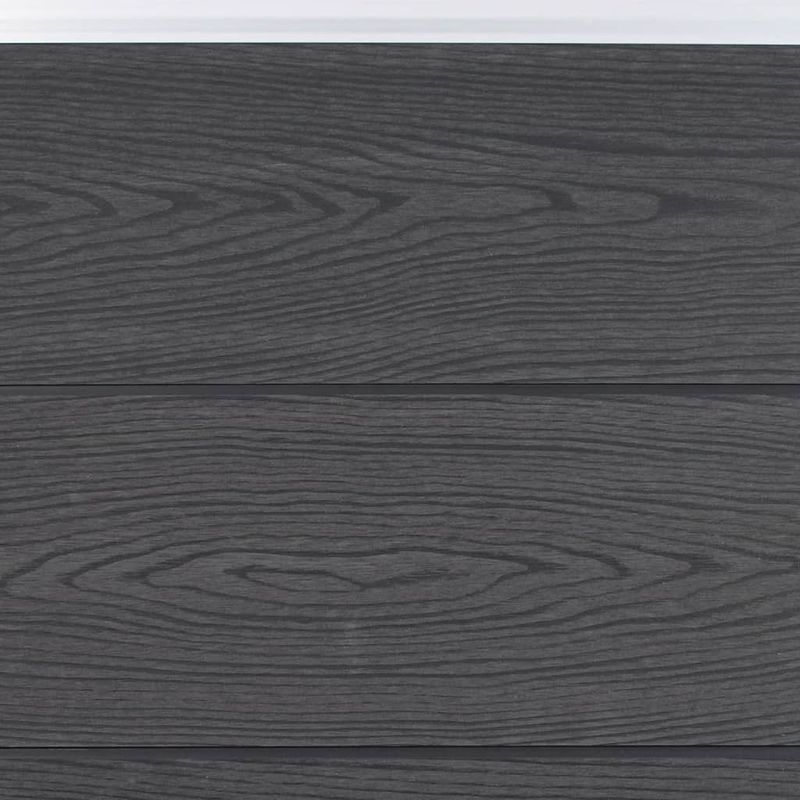 Casa si Gradina - Gradina si terasa - Garduri, panouri si accesorii - Set panouri pentru gard, gri, 180x186 cm, WPC - Infinity.ro