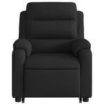 Casa si Gradina - Mobilier - Scaune si fotolii - Fotolii - Fotoliu rabatabil cu ridicare pe verticala, negru, textil - Infinity.ro