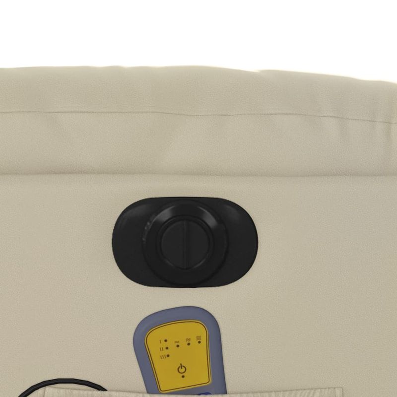 Ingrijire personala si Cosmetice - Sanatate si wellness - Articole wellness - Fotolii de masaj - Fotoliu electric de masaj rabatabil, crem, piele ecologica - Infinity.ro