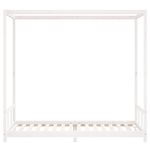 Casa si Gradina - Mobilier - Mobilier copii - Patuturi copii - Cadru de pat pentru copii, alb, 90x200 cm, lemn masiv de pin - Infinity.ro