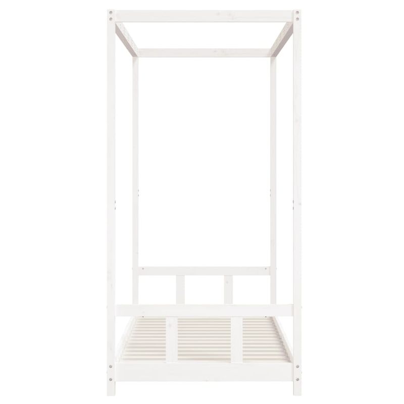 Casa si Gradina - Mobilier - Mobilier copii - Patuturi copii - Cadru de pat pentru copii, alb, 90x200 cm, lemn masiv de pin - Infinity.ro