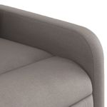 Casa si Gradina - Mobilier - Scaune si fotolii - Fotolii - Fotoliu rabatabil cu ridicare pe verticala, gri taupe, textil - Infinity.ro