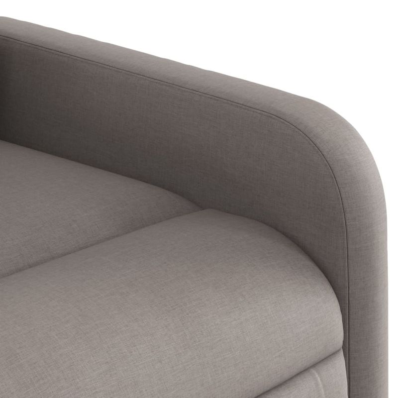 Casa si Gradina - Mobilier - Scaune si fotolii - Fotolii - Fotoliu rabatabil cu ridicare pe verticala, gri taupe, textil - Infinity.ro
