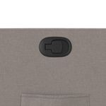 Casa si Gradina - Mobilier - Scaune si fotolii - Fotolii - Fotoliu rabatabil cu ridicare pe verticala, gri taupe, textil - Infinity.ro