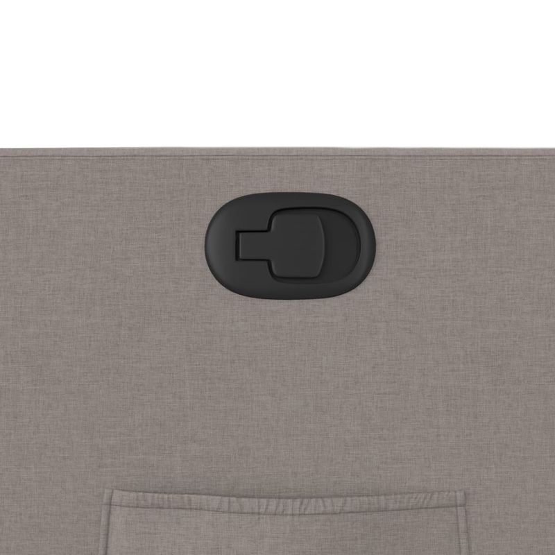 Casa si Gradina - Mobilier - Scaune si fotolii - Fotolii - Fotoliu rabatabil cu ridicare pe verticala, gri taupe, textil - Infinity.ro