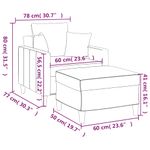 Casa si Gradina - Mobilier - Scaune si fotolii - Fotolii - Fotoliu canapea cu taburet, galben, 60 cm, catifea - Infinity.ro