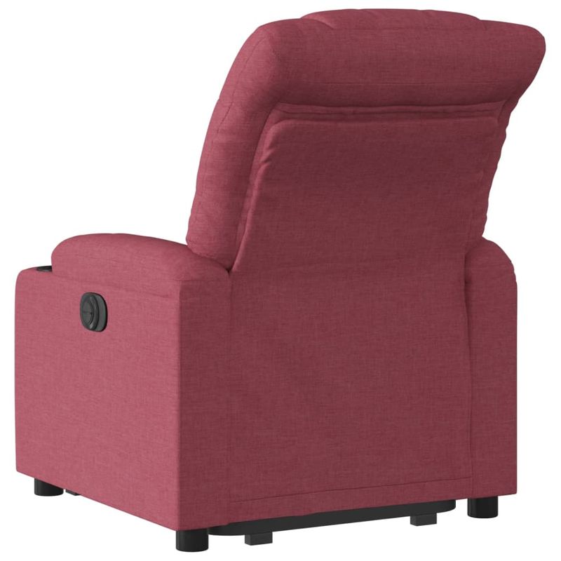 Casa si Gradina - Mobilier - Scaune si fotolii - Fotolii - Fotoliu rabatabil cu ridicare, rosu vin, material textil - Infinity.ro
