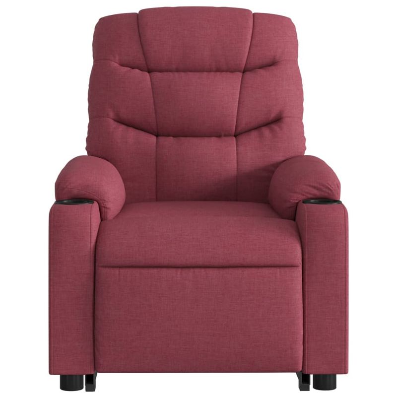 Casa si Gradina - Mobilier - Scaune si fotolii - Fotolii - Fotoliu rabatabil cu ridicare, rosu vin, material textil - Infinity.ro