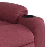 Casa si Gradina - Mobilier - Scaune si fotolii - Fotolii - Fotoliu rabatabil cu ridicare, rosu vin, material textil - Infinity.ro