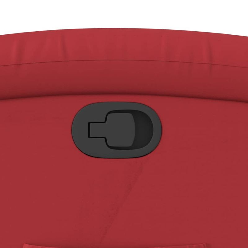 Casa si Gradina - Mobilier - Scaune si fotolii - Fotolii - Fotoliu rabatabil, rosu, piele ecologica - Infinity.ro