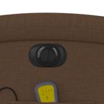 Ingrijire personala si Cosmetice - Sanatate si wellness - Articole wellness - Fotolii de masaj - Fotoliu electric de masaj rabatabil cu ridicare, maro, textil - Infinity.ro