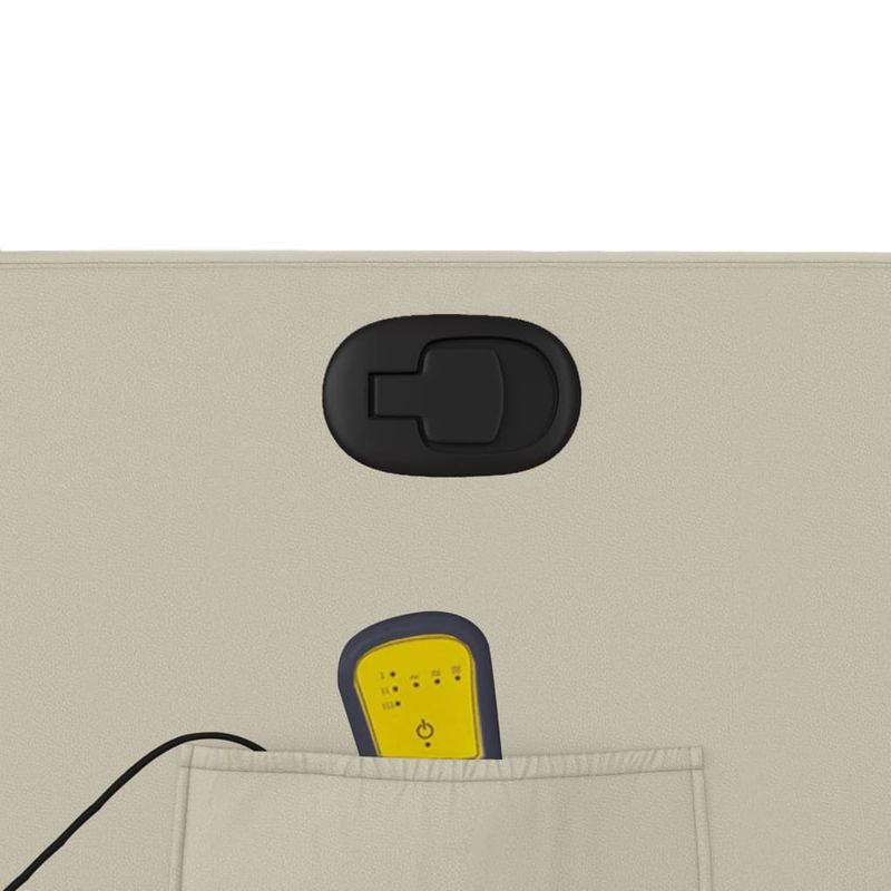 Ingrijire personala si Cosmetice - Sanatate si wellness - Articole wellness - Fotolii de masaj - Fotoliu de masaj rabatabil, crem, piele ecologica - Infinity.ro