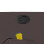 Ingrijire personala si Cosmetice - Sanatate si wellness - Articole wellness - Fotolii de masaj - Fotoliu de masaj rabatabil, maro inchis, material textil - Infinity.ro